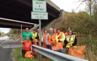 Friends of East Flat Rock Adopt-A-Highway Trash Pickup