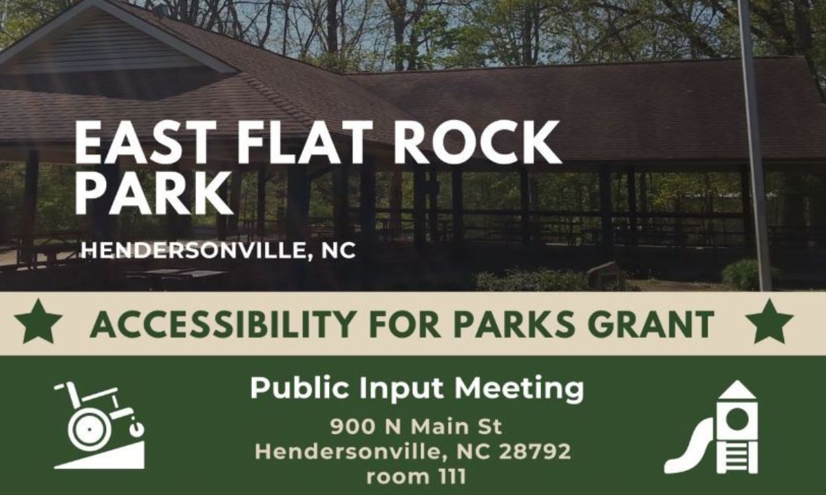 East Flat Rock Park Public Input Meeting